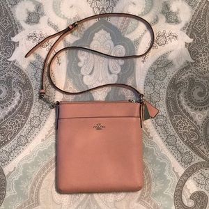 Authentic coach pink crossbody purse